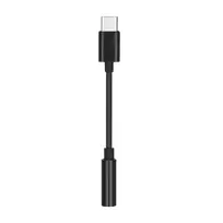 OEM AUX Type C (male) to 3.5mm (female) Jack adapter, black