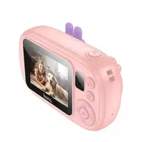 Hoco Digital kids' camera with selfie function, 1MP, 2.0" HD Ready DV205, pink