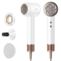 DREAME Hair Dryer | Glory Mix AHD18 | 1600 W | 4 temperature settings | Ionic function | White