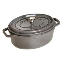 ZWILLING Staub Roaster La Cocotte 27cm oval grey 40500-276-0