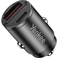 YENKEE YAC CAR 02 MINI 30W USB-A, USB-C