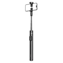 Wozinsky Selfie stick WRZP1 with automatically extendable legs, tripod function, 1.7m - black