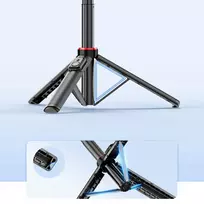 Wozinsky Selfie stick, WC1Y2S 1.3m aluminum alloy telescopic tripod with phone holder – black