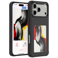 4smarts E-Ink case with NFC and Qi2 charging for iPhone 17 Pro Max, black