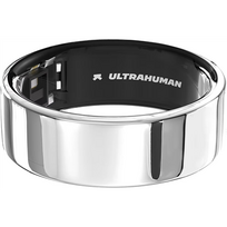 Ultrahuman Ring Air | Space Silver | Size 10 | Smart Ring