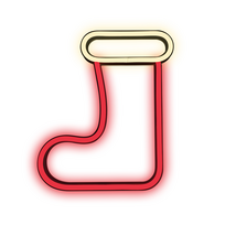 Forever  Light FLNE23 CHRISTMAS SOCK Neon LED Signboard
