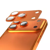 Etteri full camera lens guard for iPhone 17 Pro Max, orange
