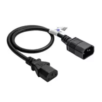 AKYGA Power Cable AK-PC-14A, 0.5m Extension, CCA, IEC C13 | C14