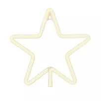 Forever Light Neon LED Christmas Pentastar, warm white, FLNE22