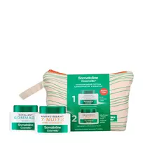 Somatoline Cosmetic Set: 7 Nights, Slimming, Body Cream, Body, 250 ml + Exfoliating Scrub, Sea Salt, Body Scrub, 350 g + Somatoline, GWP Textile Pouch