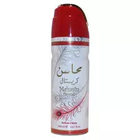 Lattafa Perfumes Lattafa Mahasin Crystal by Lattafa DEODORANT SPRAY 6.7 OZ for Women