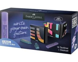 Faber-Castell 254603 marker 16 pc(s) Chisel tip Metallic, Multicolour, Pastel