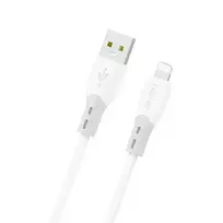 Dudao L25SL data transfer and charging cable | USB-A to Lightning | 30W | 1m | white