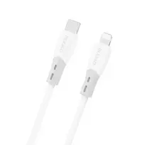 Dudao L25SX data transfer and charging cable | USB-C to Lightning | 30W | 2m | white