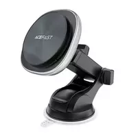 Acefast D42 Magnetic Dashboard Mount with Wireless Charger, MagSafe Compatible – Black