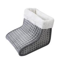 Electric Heated Foot Warmer Mat for Office Dorm, Safe and Energy-Saving Heater pilka spalva
