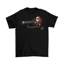 Droolis Dideli Raumenys Marškinėliai Unisex Suaugusiems Juokingi Dydžiai Mario Ginklai Nintendo Switch Unisex Marškinėliai XXL