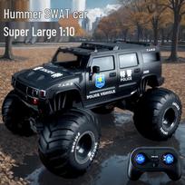 Large RC Hummer Off-Road Police Car Toy