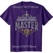 Funny Dungeons  Dragons Dungeon Master T Shirts Cotton Short Sleeve Gifts Mens Clothing Fashion Casual Loose Oversized T Shirt S