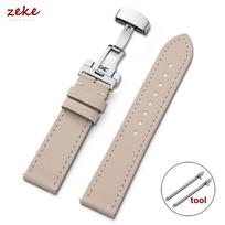Sailcloth Watch Strap Nylon Watch Band 20mm 22mm Quick Release Waterproof Oxford Fabric Wristband with Butterfly Buckle for Men 20mm mėlyna