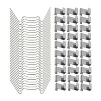 100 Pieces Heavy Duty Rust Resistant Greenhouse Fixing Fasteners Clips 1.2mm Thickness Ideal For Glass Panel Stability 1