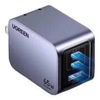 UGREEN 65W 2C1A GaN USB C greitas įkroviklis su sulankstomu kištuku