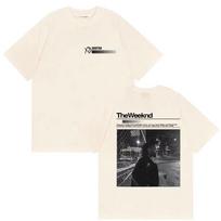 Riboto tiražo The Weeknd XO Albumas 2026 Marškinėliai Vyriški Retro Stiliaus Gotikiniai Drabužiai Marškinėliai Gatvės Hip Hop Medvilniniai Marškinėliai S