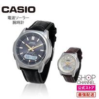 Casio Waveceptor WVA-M630L saulės laikrodis vyriškas radijo bangų valdomas odinis dirželis juodas auksinis skaitmeninis ekranas. Stilingas paprastas tinkamas verslo naudojimui. Idealiai tinka dovanai
