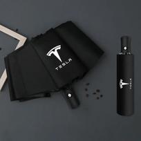 Car Sticker Tesla Car Logo Fully Automatic Folding Sunshade Umbrella For Tesla Model 3 Roadster Y Bonina Juguete Cybertruck Coil