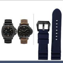 Skirta Panerai SUBMERSIBLE PAM 111 441 616 Laikrodžių apyrankės Minkšta silikoninė guma 22mm 24mm Vyriški laikrodžių priedai Dirželis 22mm