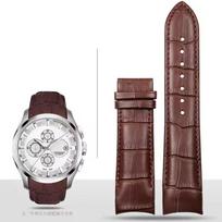 Lenktas galas natūralios odos laikrodžio apyrankė 22mm 23mm 24mm Tissot Couturier T035 laikrodžio apyrankei Plieninė sagtelė Dirželis Riešo apyrankė 22mm