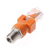 CommKing RJ45 į F tipo koaksialinio kabelio adapteris