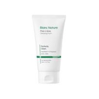 [Blanc Nature] Putojantis prausiklis nuo spuogų (150 ml) - Funkcinė problemų priežiūra ir salicilo rūgštis porų rafinavimui white