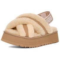 UGG Disco Cross šlepetės 'Smėlio' Moteriškos 1121550-SAN 36
