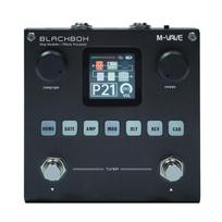 M-VAVE Blackbox gitaros / bosinės gitaros AMP modeliavimo kelių efektų procesorius įkraunamas efektų pedalas elektrinei gitarai bosas juoda