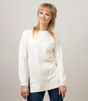 Megztinis moterims Maglia, baltas, XL