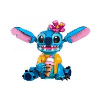 Ledinis Angelas Stitch Kremas Statybiniai Blokeliai Vaikams Švietimo Žaislai Surinkimas mėlyna
