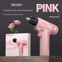 Green Forest Little Pink Diamond 7.2V Cordless Drill CN plug (adapter included)