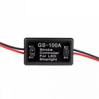 12-24V GS-100A Mirksėjimo Stroboskopas Valdymo Dėžutė Modulis LED Stabdymo Galiniams Stop Žibintams juoda