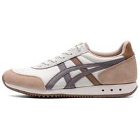 Onitsuka Tiger New York Tekstilės, skaldytos karvės odos paminkštinimas, neslystantys, žemo viršutinio pado laisvalaikio batai unisex, balti rudi 1183A205-108 39