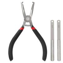 Pack of Carbon Steel Professional Guitar Fret Puller Removal Tool with 2 Spacers Designed for Hassle Frees Guitar Repair 1