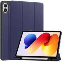 For Redmi Pad 2 Pro Case with Pen Holder Trifold Leather Magnetic Smart Cover for Poco Pad M1 / Redmi Pad 2 Pro 12.1 Inch Case For Redmi Pad 2 Pro rožinio aukso spalvos