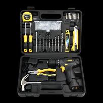 Deli 28-Piece Outdoor Multi-Tool Set with Cordless Drill
