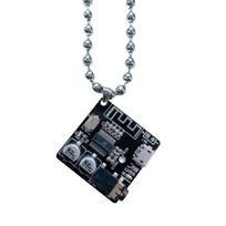 Electronics Circuits Board Necklace Sweater Chain Cyberpunk Chip Pendant Necklace Y2K Jewelry Cool Street Accessories 1 juoda