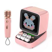Divoom Ditoo-Mic Nešiojamas pikselių meno „Bluetooth“ karaokės garsiakalbis CN kištukas (adapteris įtrauktas)