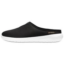 Crocs LiteRide Casual Closed Toe Slippers Unisex Black 205105-066 37-38