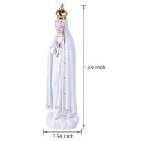 30 cm Smulkaus Porceliano Mergelės Marijos Statula Fatima Mergelė Marija Figūrėlė Rankomis Dažyta Figūrėlė 12 colių