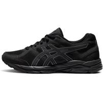 Asics Gel-Contend 1 Lauko audinys Sintetinė oda Žemi Bėgimo Bateliai Trumpoms distancijoms Vyriškas sportbačio modelis Juodas 1011B645-001 39