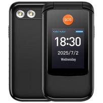 Gionee L21 4G atlenkiamasis telefonas senjorams (CN versija) 4G All-Network Flip juoda