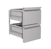 DRAWERSET 1/2 MONOBLOCK SOFT CLOSING  Combisteel doesn’t give any warranty on the installation of the drawerset